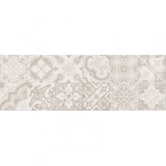 Cartago Decorado Medina Beige 25×75  Ματ διακοσμητικό πλακάκι λευκής μάζας